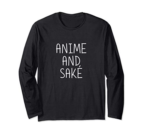 Anime und Sake Manga Langarmshirt