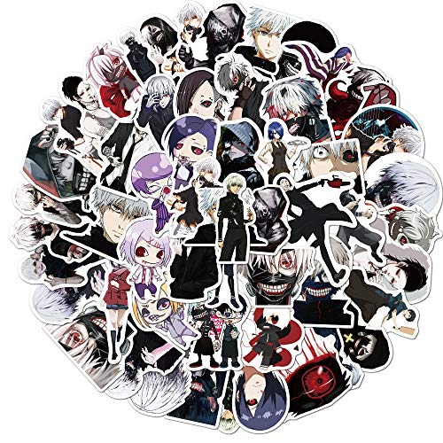 New Japan Anime Tokyo Ghoul Luggage Laptop Skateboard Bicycle Backpack Decal Pegatinas Toy Stickers 