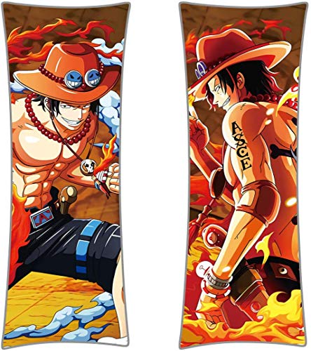 One Piece D. Ace Dakimakura Umarmung Kissenbezug 150x50cm