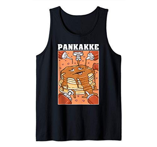 Pankakke Frech Pancake Bukakke Ecchi Hentai Pun Tank Top
