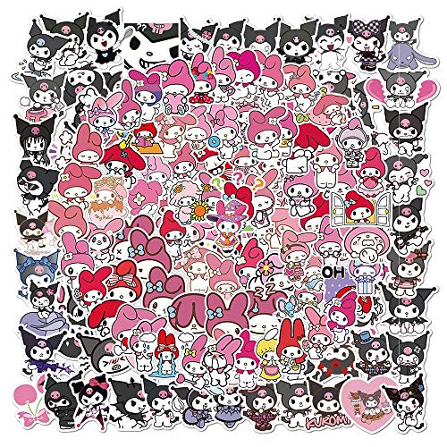 Japan My Melody Stickers Anime Graffiti Laptop Skateboard Phone Suitcase Luggage Kids Gift Decal 100
