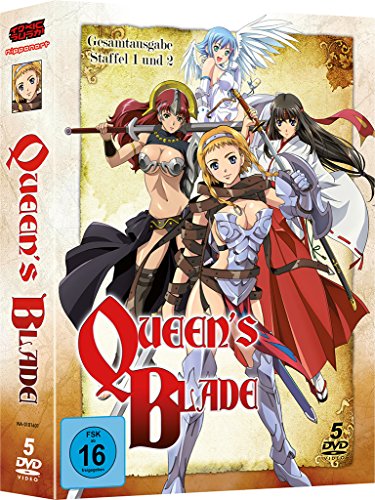 Queen's Blade: Die Wanderkriegerin & Die Thronfolgerin - Gesamtausgabe - Staffel 1 & 2 - OmU