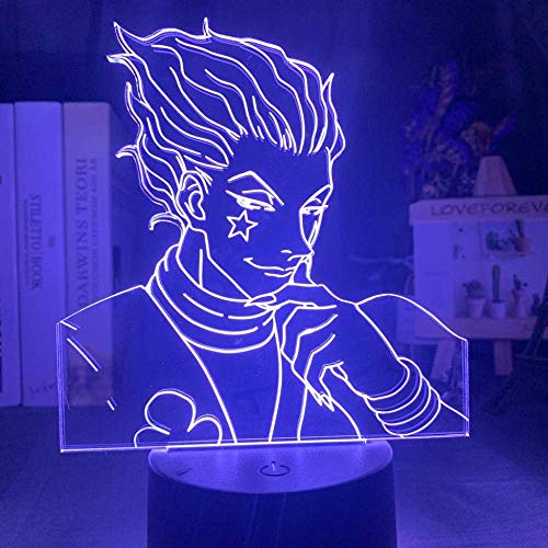 3D Nachtlicht Illusionslampe Anime Hunter X Hunter Dekor Cool Hisoka GadgetsFFFZDCKAY