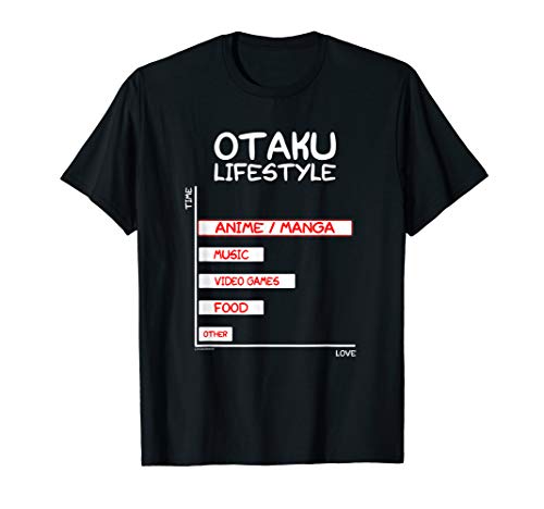 Otaku Lifestyle Manga Cosplay Ecchi Anime T-Shirt