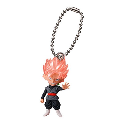 Bandai Gashapon Dragon Ball UDM Best 24 Figure Swing Keychain~S.S Rose Black Goku