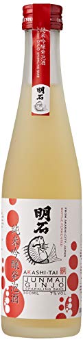 Akashi Sake Brewery Junmai Ginjo Sparkling Sake 7%vol (1 x 0.3 l)