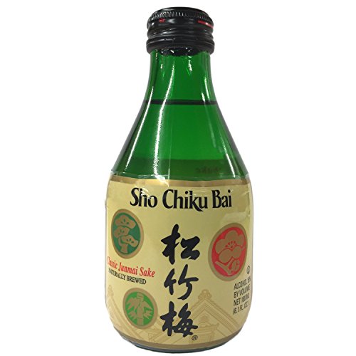 Sake - Sho Chiku Bai - Reiswein - 15% Alkohol, 1er Pack (1 x 180 ml)