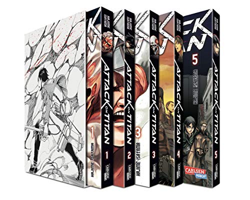 Attack on Titan Bände 15 im Sammelschuber mit Extra