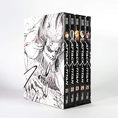 Attack on Titan Bände 2125 im Sammelschuber mit Extra