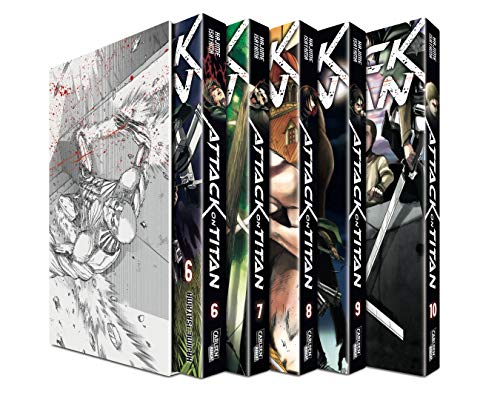 Attack on Titan Bände 610 im Sammelschuber mit Extra