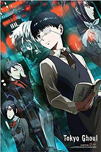 Tokyo Ghoul Kaneki & Friends (Anime) Poster Drucken (60,96 x 91,44 cm)