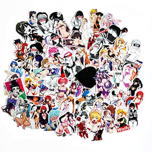 Anime Sexy Girl Laptop Sticker Fur Erwachsene Susse Lady Loli Aufkleber Wasserflasche Reiseetui Auto Skateboard Motorrad Gepack Gitarre Fahrrad Etc 100 Stuck Otaku Shop