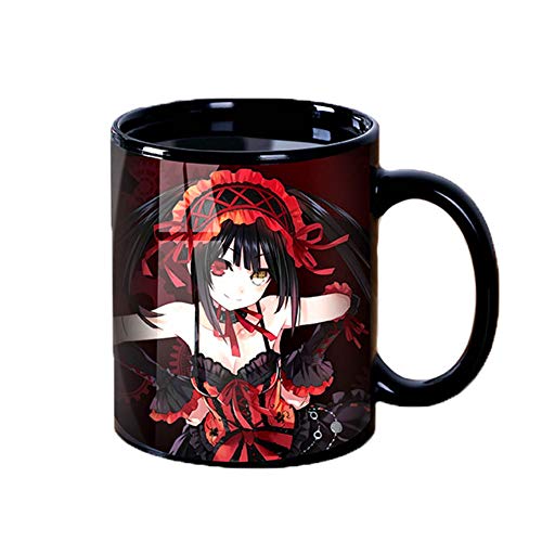 ALTcompluser Anime Tasse Date A Live Wärmeeffekt Tea Mug - Kurumi Tokisaki Becher Kaffeetasse 300 m