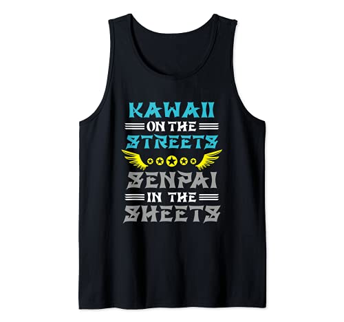 Kawaii On The Streets Senpai In Sheets Tank Top