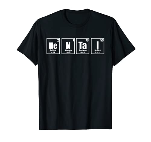 Hentai Periodensystem Otaku Senpai TShirt