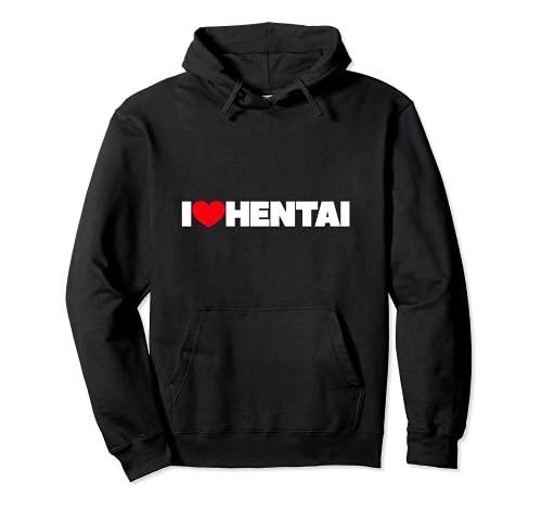 I Love (Herz) Hentai Pullover Hoodie