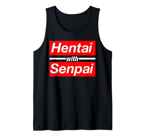 Manga Hentai mit Senpai Anime Parodie Tank Top