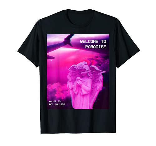 Vaporwave Angel Friedhofsfigur TShirt