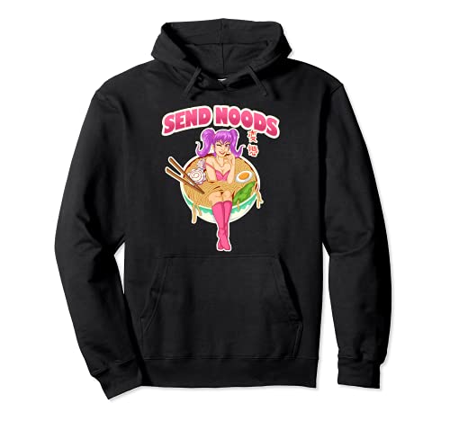 Waifu Otaku Send Noods Bekleidung Pullover Hoodie