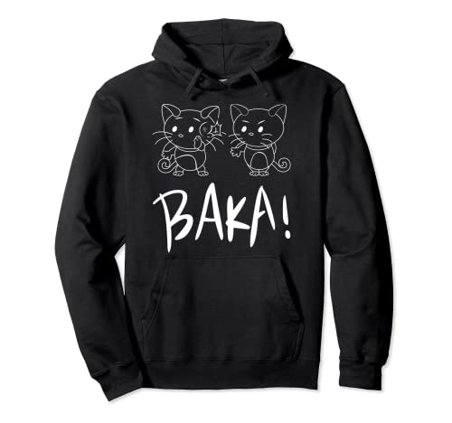 Funny Japan Baka Katze slaps Miniatur Panther Pullover