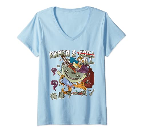 Harajuku Japanese Aesthetic Ramen Noodles Monster TShirt