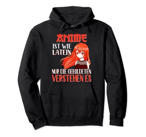 Witziger Anime Spruch Girl Merch Pullover Hoodie