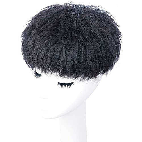 Perücke Wig Kostüm Mann Hair Piece Stirnband Mütze Atmungsaktives Realistisches Stil Dauerhaft De