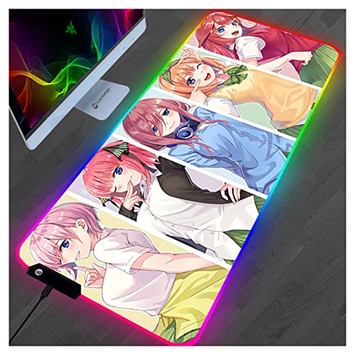 dianyuntech Mousepad XXL Anime Table Pad Game Player Tastatur Teppich Spiel 3898, Size 300x800x3mm)