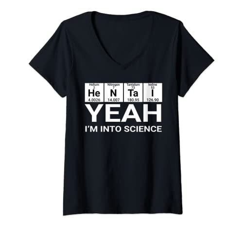 Damen Ja ich stehe auf Science Hentai Lover TShirt mit