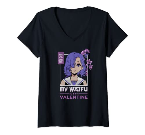 Damen My Waifu Is Valentine Anime Lover Design Valentines