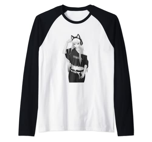 Ecchi Anime Girl Waifu Otakus Raglan