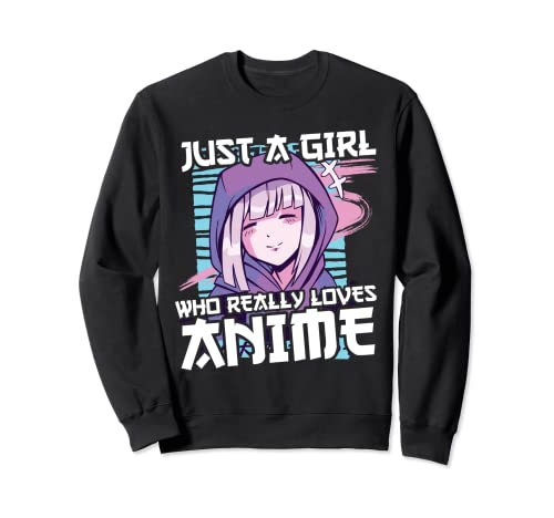 Kawaii Anime Girl Waifu Manga Otaku Merch Sweatshirt