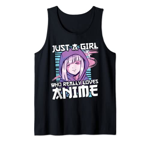 Kawaii Anime Girl Waifu Manga Otaku Merch Tank Top