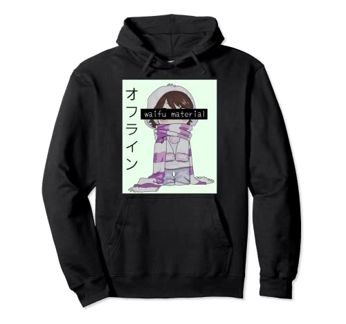 Vaporwave Aesthetic Waifu Tired Kawaii Anime Manga Pullover