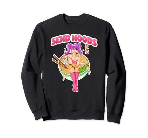 Waifu Otaku Send Noods Bekleidung Sweatshirt