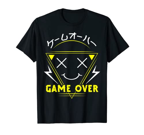 Zocker Gamer Nerd Manga Anime Waifu game over TShirt