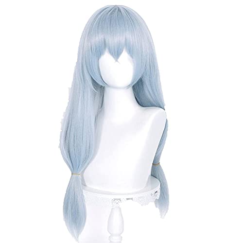 Jujutsu Kaisen Mahito Cosplay Perücke 70cm lang Silber blau grau Hitzebeständige synthetische Haar
