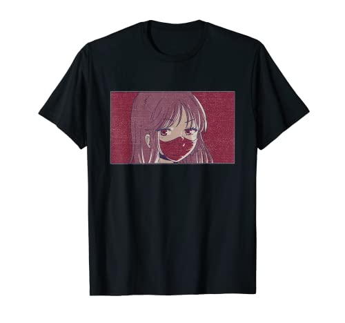 Anime Girl Maske Waifu Japan Kawaii Otaku TShirt