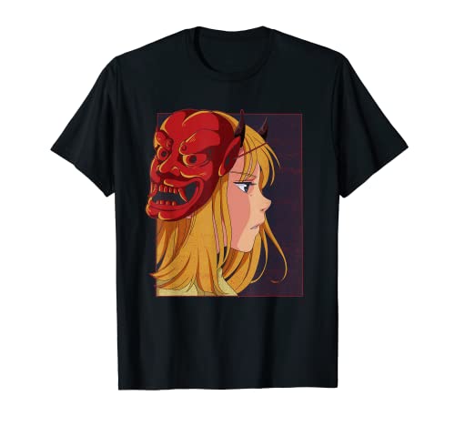 Anime Girl Waifu Maske Kawaii Otaku TShirt