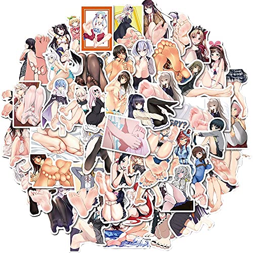 Anime sexy Sketch Rabbit Girl Waifu Aufkleber Koffer Notebook Wasserdicht 50 Stück