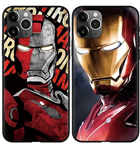 Schutzhülle Xiaomi Redmi 8 Hülle (2-teiliges), Karikatur Niedlich Weiches Süßes Marvel Iron Man 