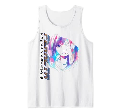 Ahegao Face Lewd Anime und Neko Cosplay Tank Top
