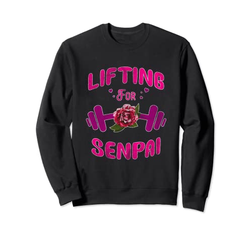 Funny Anime Manga Otaku Lifting Senpai Meme Sweatshirt