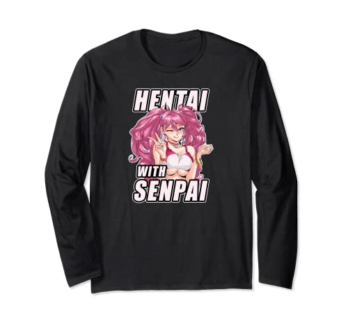 Hentai mit Senpai TShirt I Japanese Girl Anime Otaku Waifu