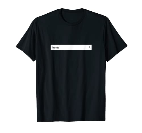 Herren Hentai Suchleiste Anime TShirt