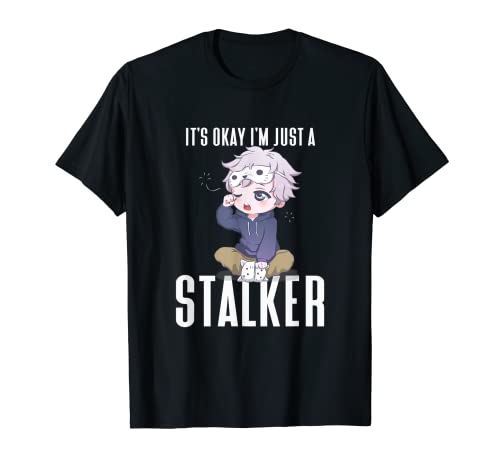 Im Just A Stalker Anime Manga Cosplay Jungen Waifu TShirt