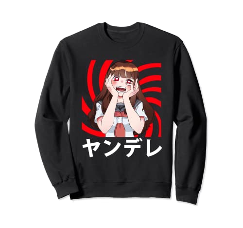 ästhetisches Anime Yandere Waifu Otaku Manga Sweatshirt