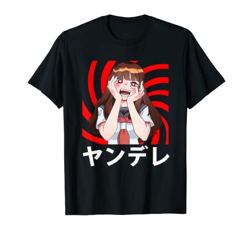 ästhetisches Anime Yandere Waifu Otaku Manga TShirt
