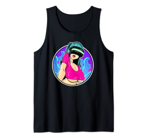 Lewd Anime Virtual Reality Hentai Tank Top