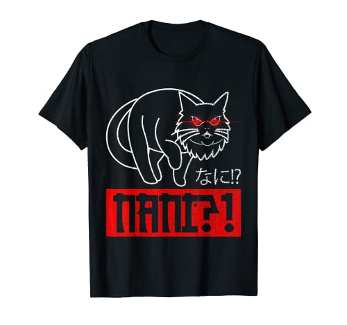 Lustiger Anime Manga Otaku NANI?! KatzenMeme TShirt